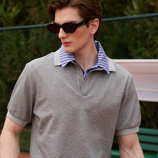 Oversize Long Sleeve Polo