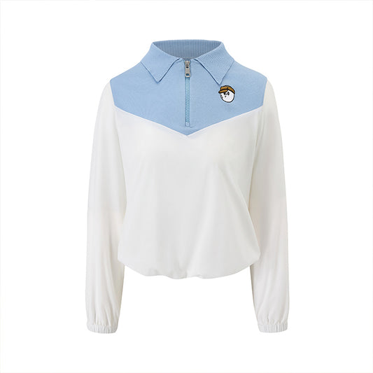 Holder Collar Knit Top